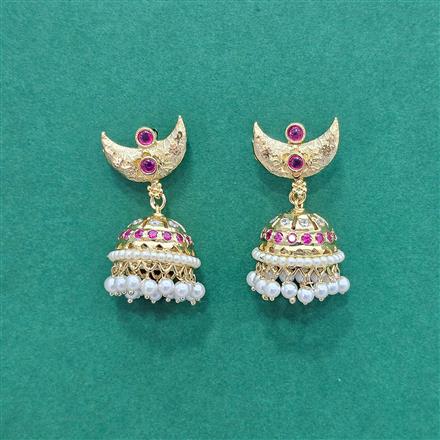 Antique Jhumki With Gold Plating