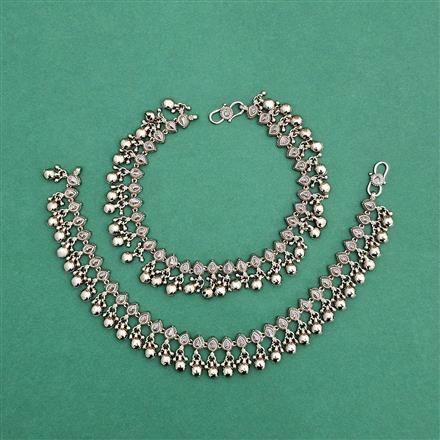 Antique Classic Payal With Mehndi Plating