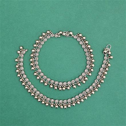 Antique Classic Payal With Mehndi Plating
