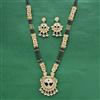 Antique Meenakari Mangalsutra With Matte Gold Plating