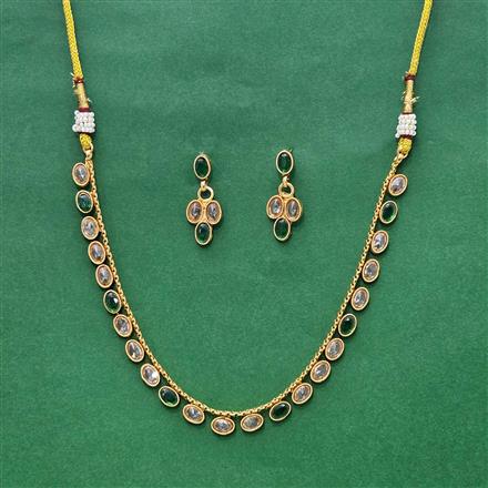 Antique Delicate Necklace With Gold Plating