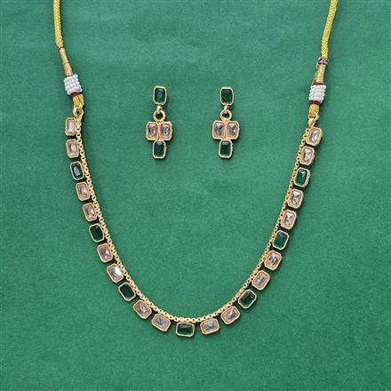 Antique Delicate Necklace With Gold Plating