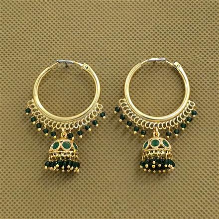 Antique Bali Jhumki With Gold Plating