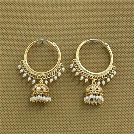 Antique Bali Jhumki With Gold Plating
