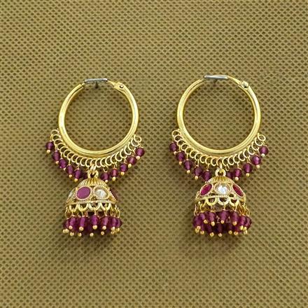 Antique Bali Jhumki With Gold Plating
