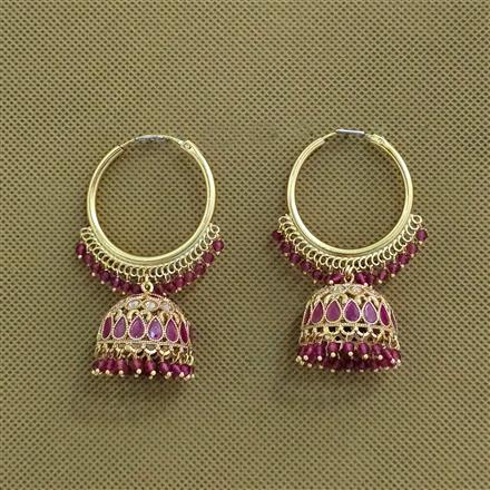 Antique Bali Jhumki With Gold Plating