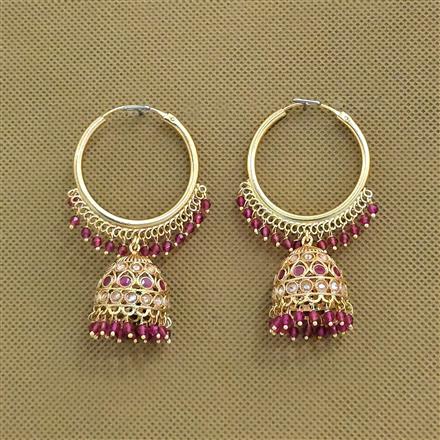 Antique Bali Jhumki With Gold Plating