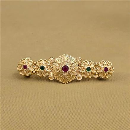 Antique Classic Hair Clip With Gold Plating
