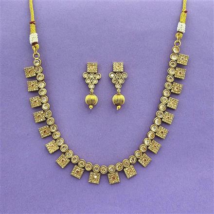Antique Delicate Necklace With Gold Plating