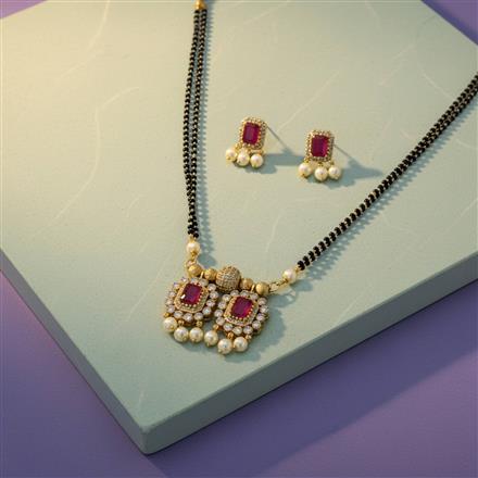 Antique Classic Mangalsutra With Gold Plating