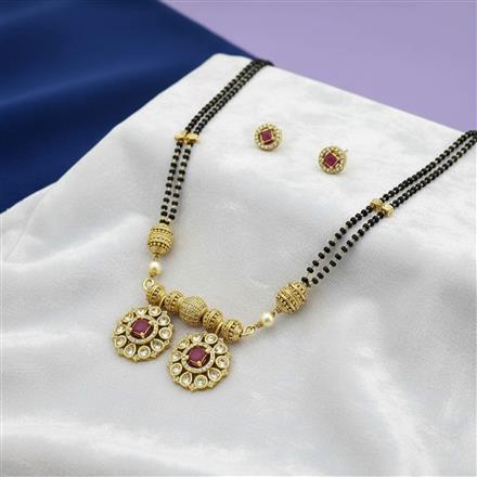 Antique Classic Mangalsutra With Gold Plating