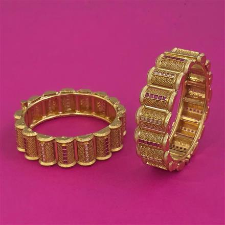 Antique Openable Bangles With Gold Plating