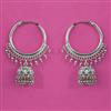Antique Bali Jhumki With Rhodium Plating