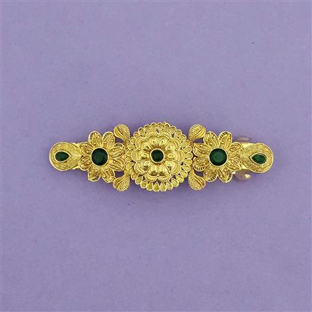 Antique Classic Hair Clip With Gold Plating