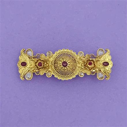 Antique Classic Hair Clip With Gold Plating
