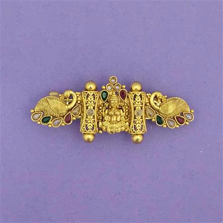 Antique Classic Hair Clip With Gold Plating