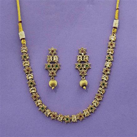 Antique Delicate Necklace With Gold Plating