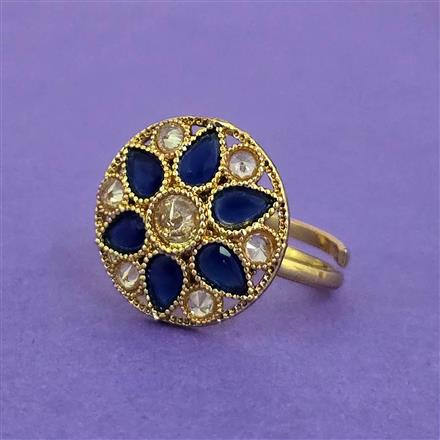 Antique Adjustable Ring With Gold Plating