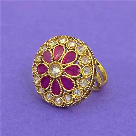 Antique Adjustable Ring With Gold Plating