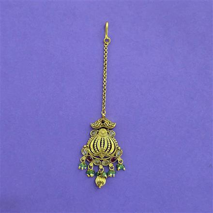 Antique Classic Tikka With Gold Plating