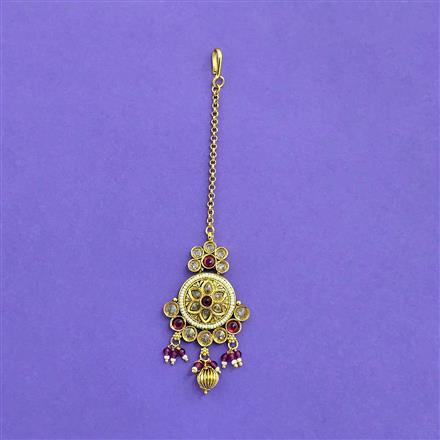 Antique Classic Tikka With Gold Plating