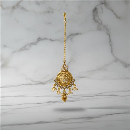 Antique Classic Tikka With Gold Plating