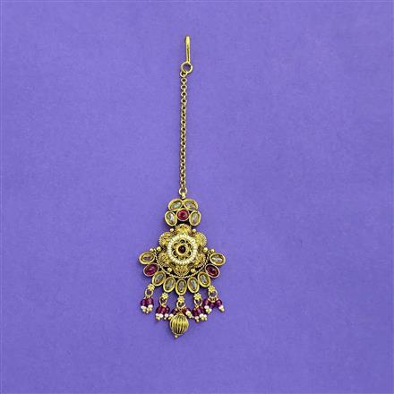 Antique Classic Tikka With Gold Plating