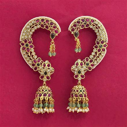 Antique Earcuff With Gold Plating