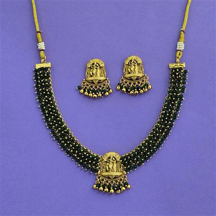 Antique South Indian Necklace With Gold Plating