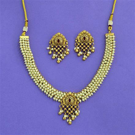 Antique Classic Necklace With Gold Plating