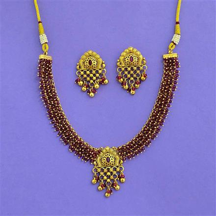 Antique Classic Necklace With Gold Plating