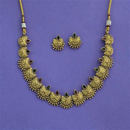 Antique Classic Necklace With Gold Plating