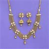 Antique Meenakari Necklace With Matte Gold Plating