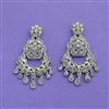 Antique Classic Earring With Rhodium Plating