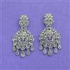 Antique Classic Earring With Rhodium Plating