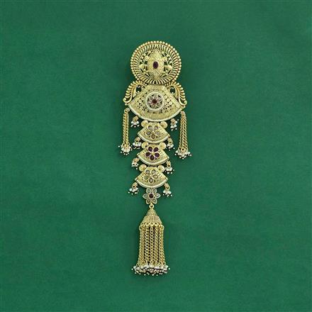 Antique Classic Hair Brooch With Gold Plating