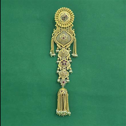 Antique Classic Hair Brooch With Gold Plating