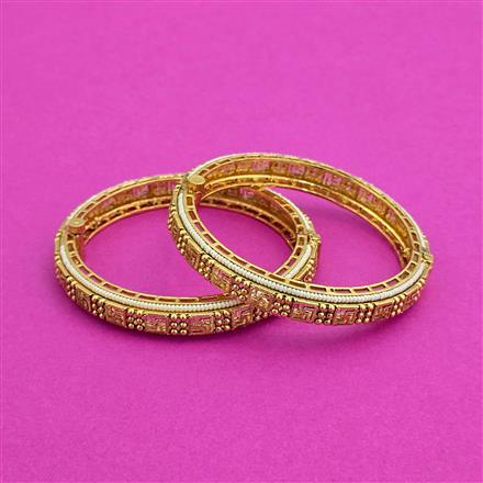 Antique Openable Bangles With Gold Plating