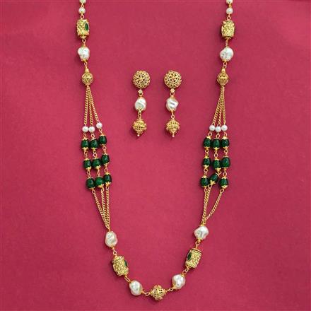 Antique Mala Necklace With Gold Plating