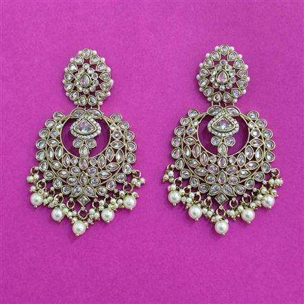 Antique Classic Earring With Mehndi Plating