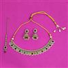 Antique Classic Necklace With Mehndi Plating