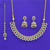 Antique Classic Necklace With Mehndi Plating