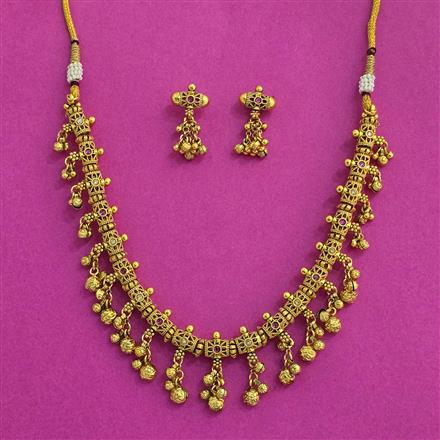 Antique Classic Necklace With Gold Plating