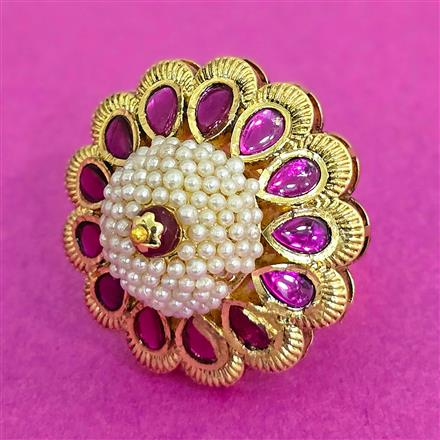 Antique Adjustable Ring With Gold Plating