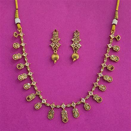 Antique Classic Necklace With Gold Plating