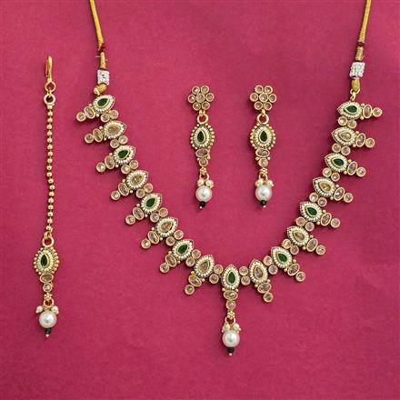 Antique Classic Necklace With Gold Plating