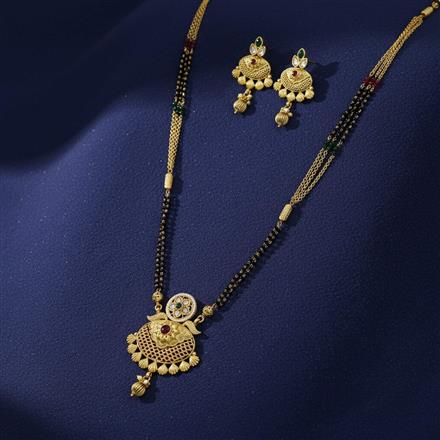 Antique Classic Mangalsutra With Gold Plating