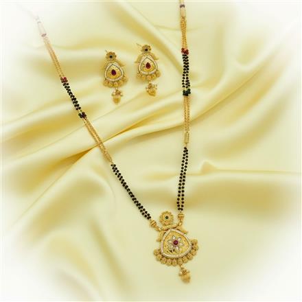 Antique Classic Mangalsutra With Gold Plating