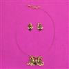 Antique Classic Pendant Set With Gold Plating