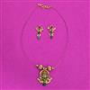 Antique South Indian Pendant Set With Gold Plating